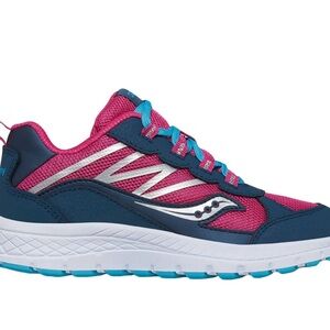 Saucony pink and navy